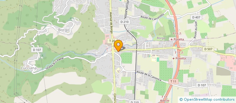localisation de l'entreprise PREVENTIC à LUCCIANA