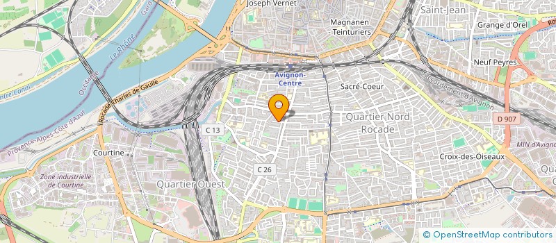 localisation de l'entreprise PREVENTION ACTIONS RESSOURCES ORTHOPHONIE LANGAGE  AVIGNON