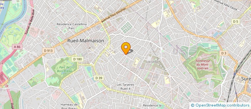 localisation de l'entreprise PREVENTION ANIMAL à RUEIL-MALMAISON