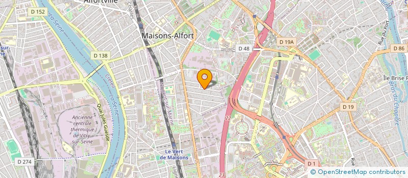 localisation de l'entreprise PREVENTION ASSIST GARDIEN SURVEIL PRIVEE à MAISONS-ALFORT
