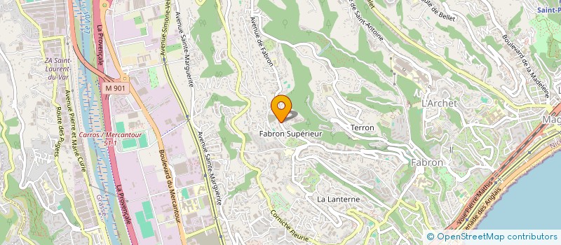 localisation de l'entreprise PREVENTION ASSISTANCE CONSULTANCE  NICE
