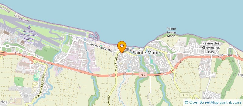 localisation de l'entreprise PREVENTION CITOYENNE 438 à SAINTE-MARIE