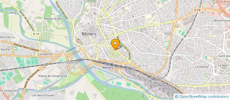 localisation de l'entreprise PREVENTION CONTROLE HYGIENE à BEZIERS