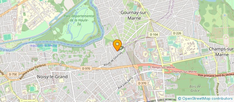 localisation de l'entreprise PREVENTION DES PROBLEMES CAPILLAIRE ET AIDE A LA PERSONNE à NOISY-LE-GRAND