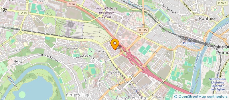 localisation de l'entreprise PREVENTION DU PATRIMOINE FRANCAIS à CERGY
