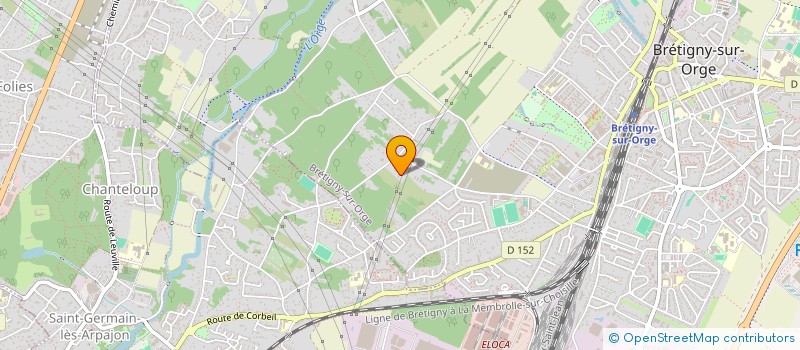 localisation de l'entreprise PREVENTION EPREUVE ET SECURITE à BRETIGNY-SUR-ORGE
