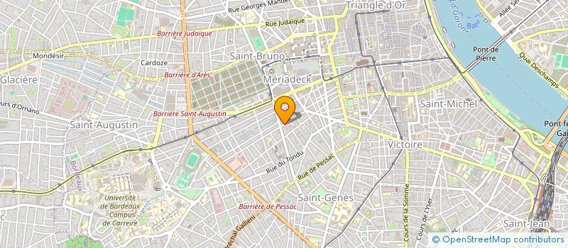 localisation de l'entreprise PREVENTION ET AMELIORATION DU BATIMENT à BORDEAUX
