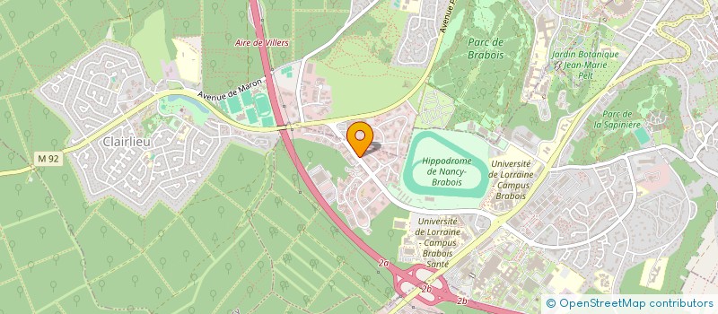 localisation de l'entreprise PREVENTION ET SANTE  VANDUVRE-LES-NANCY