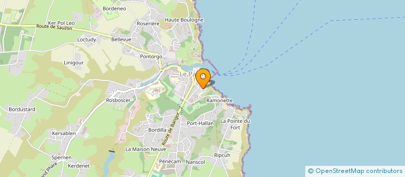 localisation de l'entreprise PREVENTION ET SENSIBILISATION AUX MALADIES ET DOULEURS CHRONIQUES  LE PALAIS