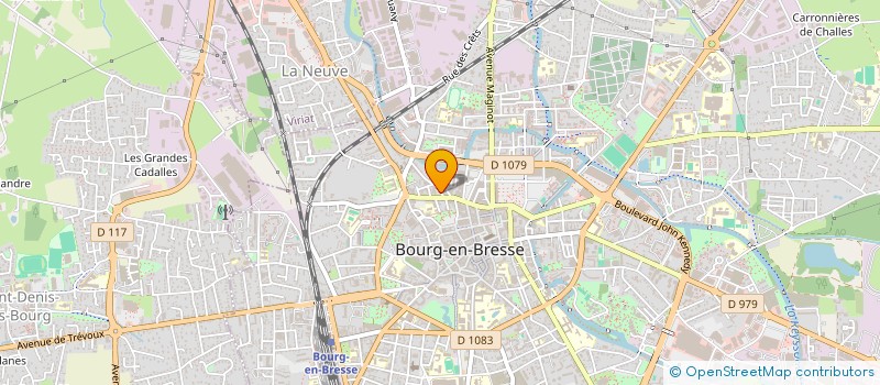 localisation de l'entreprise PREVENTION FRANCE à BOURG-EN-BRESSE