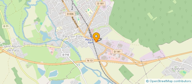 localisation de l'entreprise PREVENTION INTERVENTION SECURITE PRIVEE  PACY-SUR-EURE