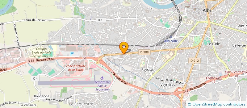 localisation de l'entreprise PREVENTION MOTO TARN à ALBI