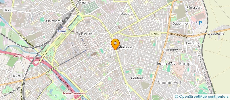 localisation de l'entreprise PREVENTION ORTHOPHONIE MARNE  REIMS