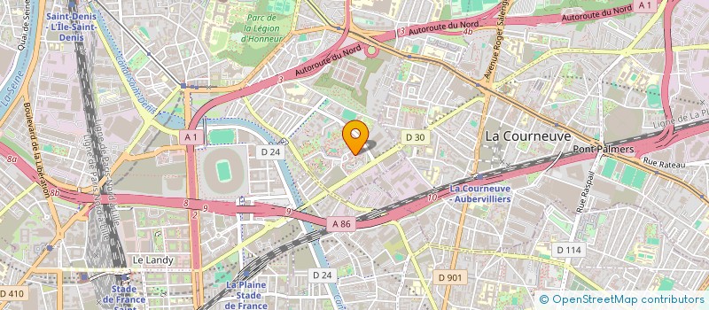 localisation de l'entreprise PREVENTION ROUTE à SAINT-DENIS