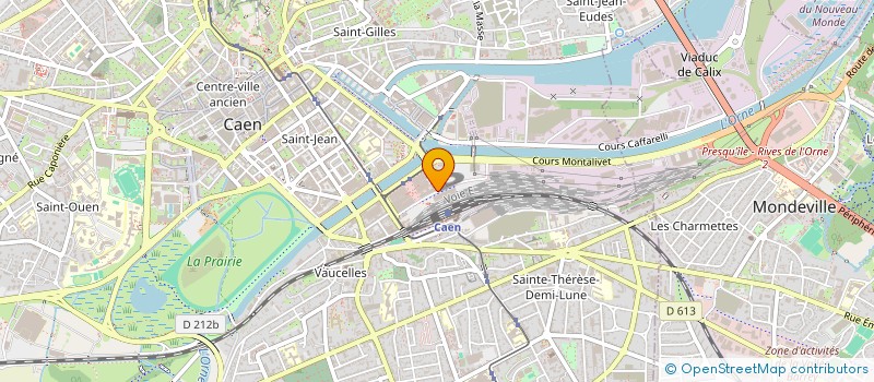 localisation de l'entreprise PREVENTION SANTE ET TRAVAIL à CAEN