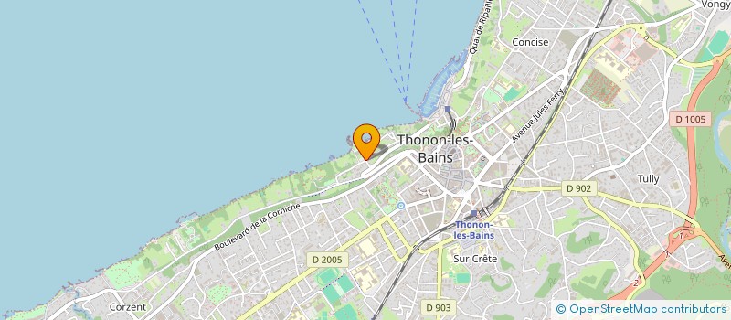 localisation de l'entreprise PREVENTION SANTE SPORT à THONON-LES-BAINS