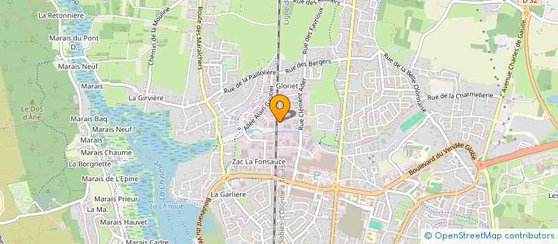 localisation de l'entreprise PREVENTION SANTE TRAVAIL VENDEE LITTORAL à LES SABLES D'OLONNE
