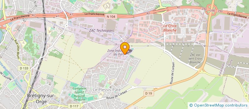 localisation de l'entreprise PREVENTION SECURITE MARQUAGE  LE PLESSIS-PATE