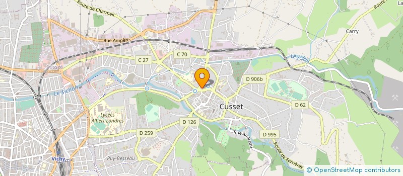 localisation de l'entreprise PREVENTIONNISTE SOLUTIONS à CUSSET