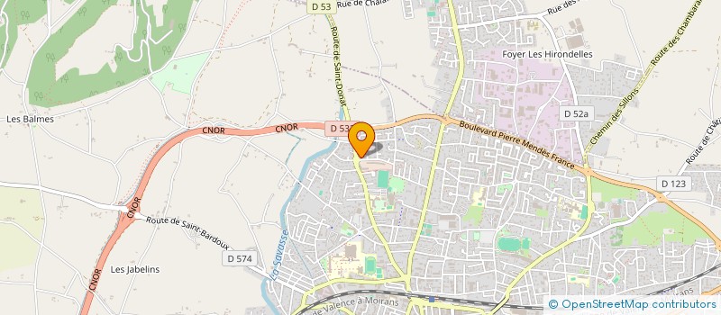 localisation de l'entreprise PREVENTYS CONCEPT SECURITE  ROMANS-SUR-ISERE