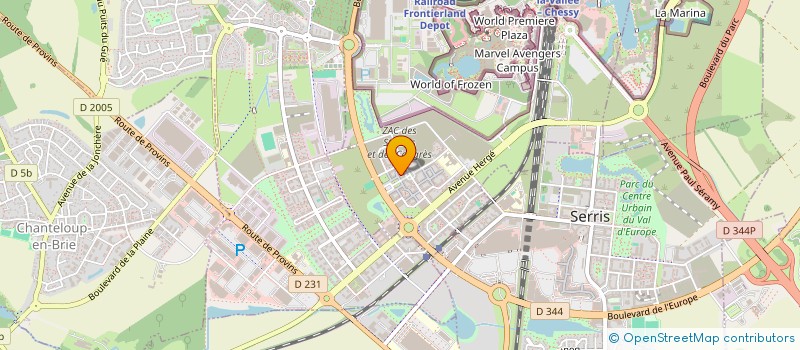 localisation de l'entreprise PREVERSON  CHESSY