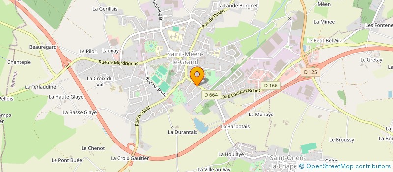 localisation de l'entreprise PREVERT 56  SAINT-MEEN-LE-GRAND