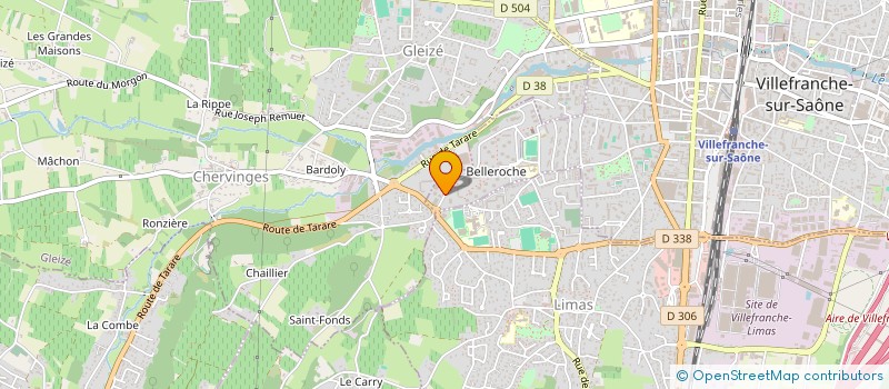 localisation de l'entreprise PREVERT J'ADHERE à VILLEFRANCHE-SUR-SAONE
