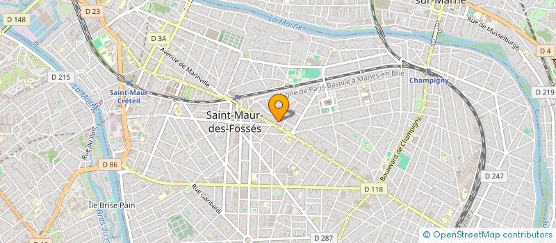 localisation de l'entreprise PREVESTHETE à SAINT-MAUR-DES-FOSSES