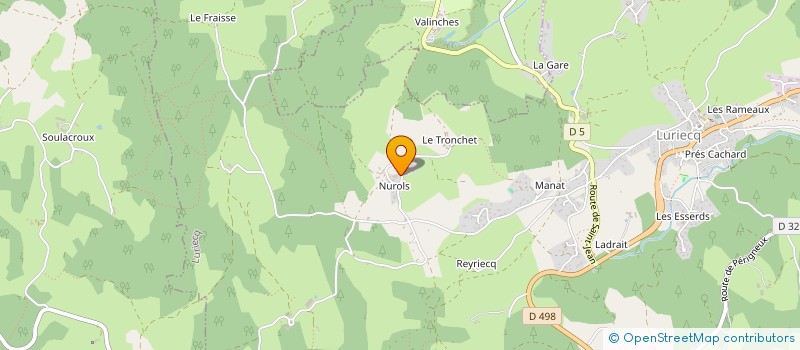 localisation de l'entreprise PREVH IMMO  LURIECQ