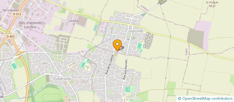 localisation de l'entreprise PREVHYSE  CUVERVILLE