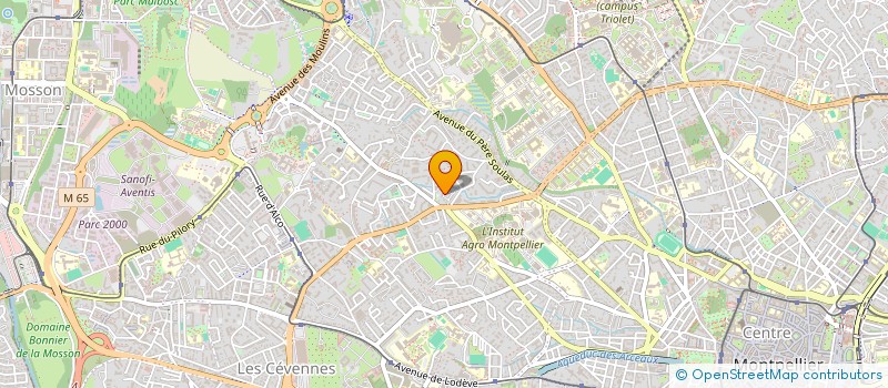 localisation de l'entreprise PREVI'START à MONTPELLIER