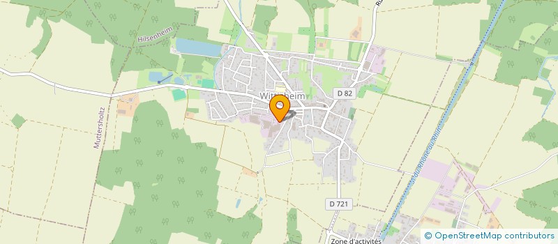 localisation de l'entreprise PREVIFORMA  WITTISHEIM