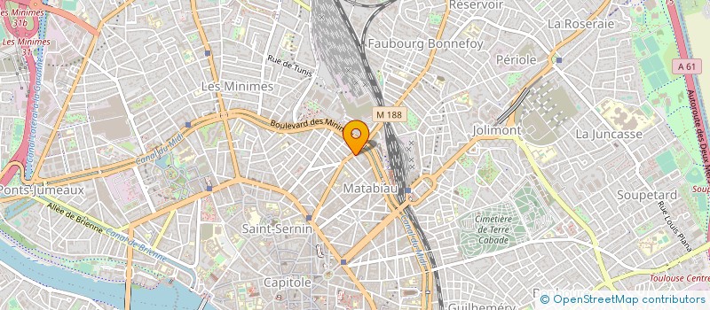 localisation de l'entreprise PREVIFRANCE COURTAGE à TOULOUSE