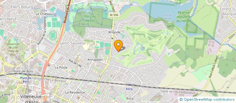 localisation de l'entreprise PREVIMA à VILLENEUVE-D'ASCQ