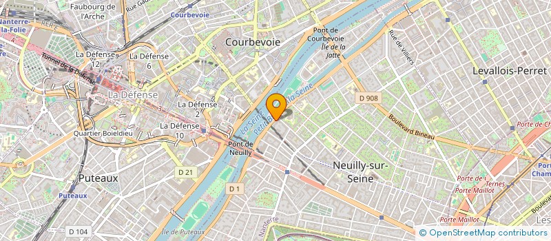 localisation de l'entreprise PREVISION à NEUILLY-SUR-SEINE