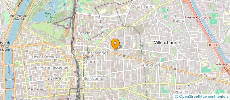 localisation de l'entreprise PREVISOL à VILLEURBANNE