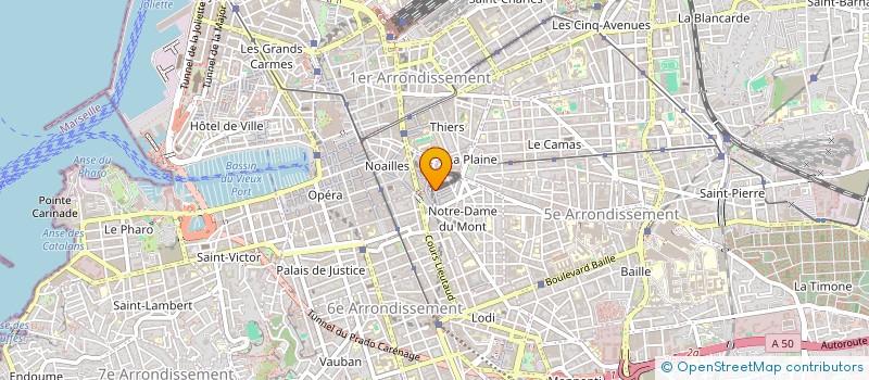 localisation de l'entreprise PREVOST à MARSEILLE