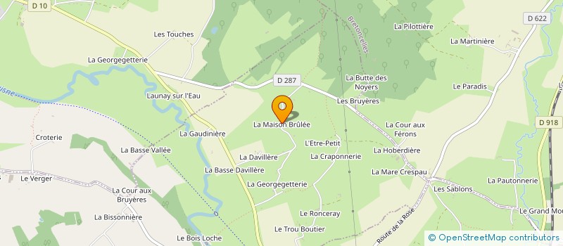 localisation de l'entreprise PREVOST à SAINT-GERMAIN-DES-GROIS