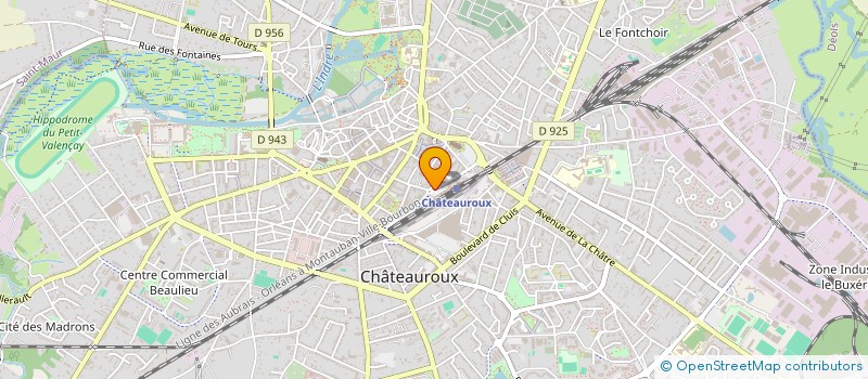localisation de l'entreprise PREVOST BRIERE à CHATEAUROUX