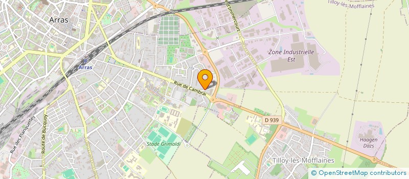 localisation de l'entreprise PREVOST NETTOYAGE à ARRAS