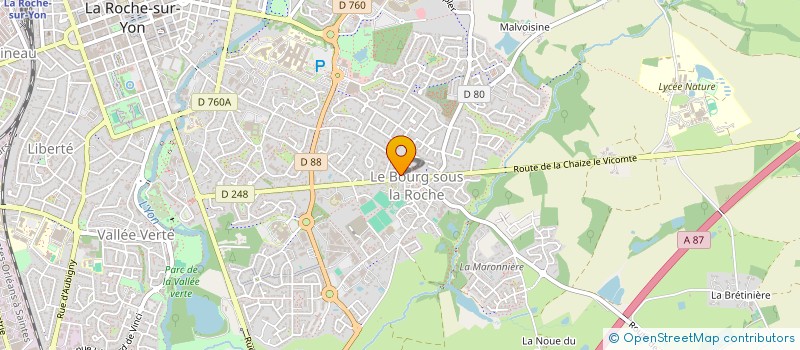 localisation de l'entreprise PREVOST PSY à LA ROCHE-SUR-YON