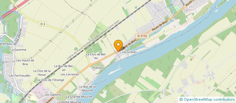 localisation de l'entreprise PREVOSTEAU ET CIE à SAINT-AY