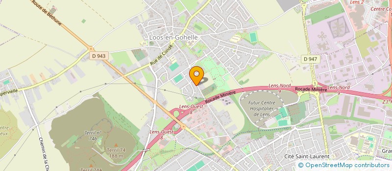 localisation de l'entreprise PREVOT  LOOS-EN-GOHELLE