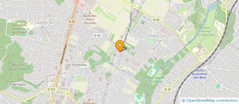localisation de l'entreprise PREVOT COUVERTURE à LONGPONT-SUR-ORGE