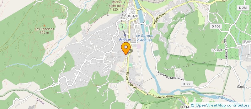 localisation de l'entreprise PREVOT LEDIGNAN  ANDUZE