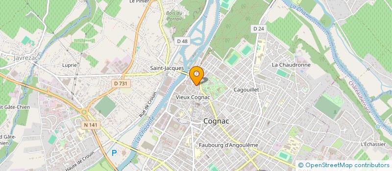 localisation de l'entreprise PREVOTANDCO à COGNAC