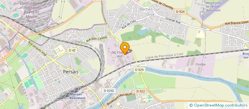 localisation de l'entreprise PREVOTE MANUTENTION STOCKAGE à PERSAN