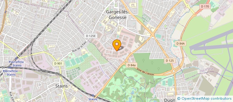 localisation de l'entreprise PREVOTE MESSAGERIES à GARGES-LES-GONESSE