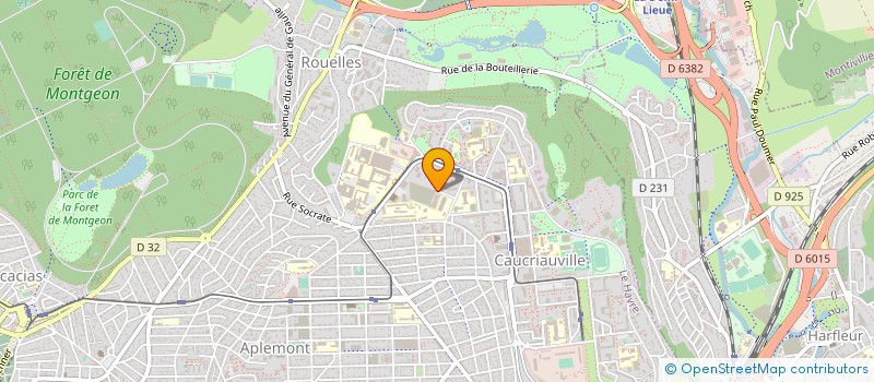 localisation de l'entreprise PREVOTEAU JARDINS ET SERVICES à LE HAVRE