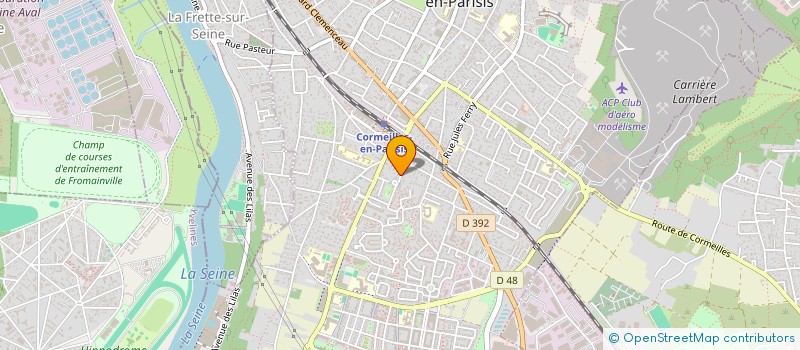 localisation de l'entreprise PREVOTION  CORMEILLES-EN-PARISIS